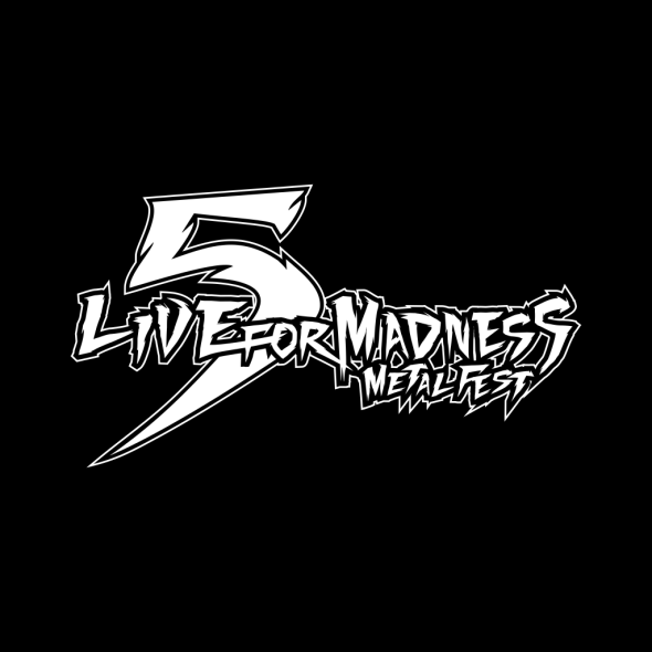 LOGO TEXTO FONDO NEGRO - Live For Madness Metal Fest 2015